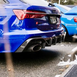 Carbon Fibre Rear Diffuser for Audi RS6/RS7 C8 – Aggressive Rear-End Upgrade