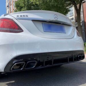 Mercedes-Benz W205 C63 FL Diffuser & Tips
