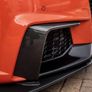 Audi TTRS 8S Pre FL Dry Carbon Fibre L shaped Front Blades